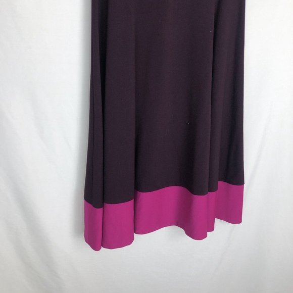 Eliza J Purple and Pink Midi Dress - Picture 4 of 8